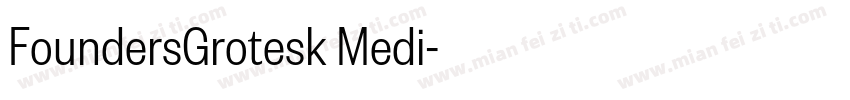 FoundersGrotesk Medi字体转换